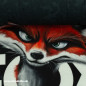 Preview: French Terry Fox Devils Wild Panel by Thorsten Berger